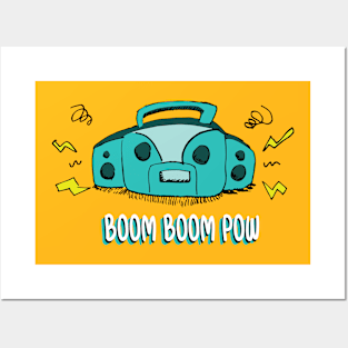 BOOM BOOM POW Posters and Art